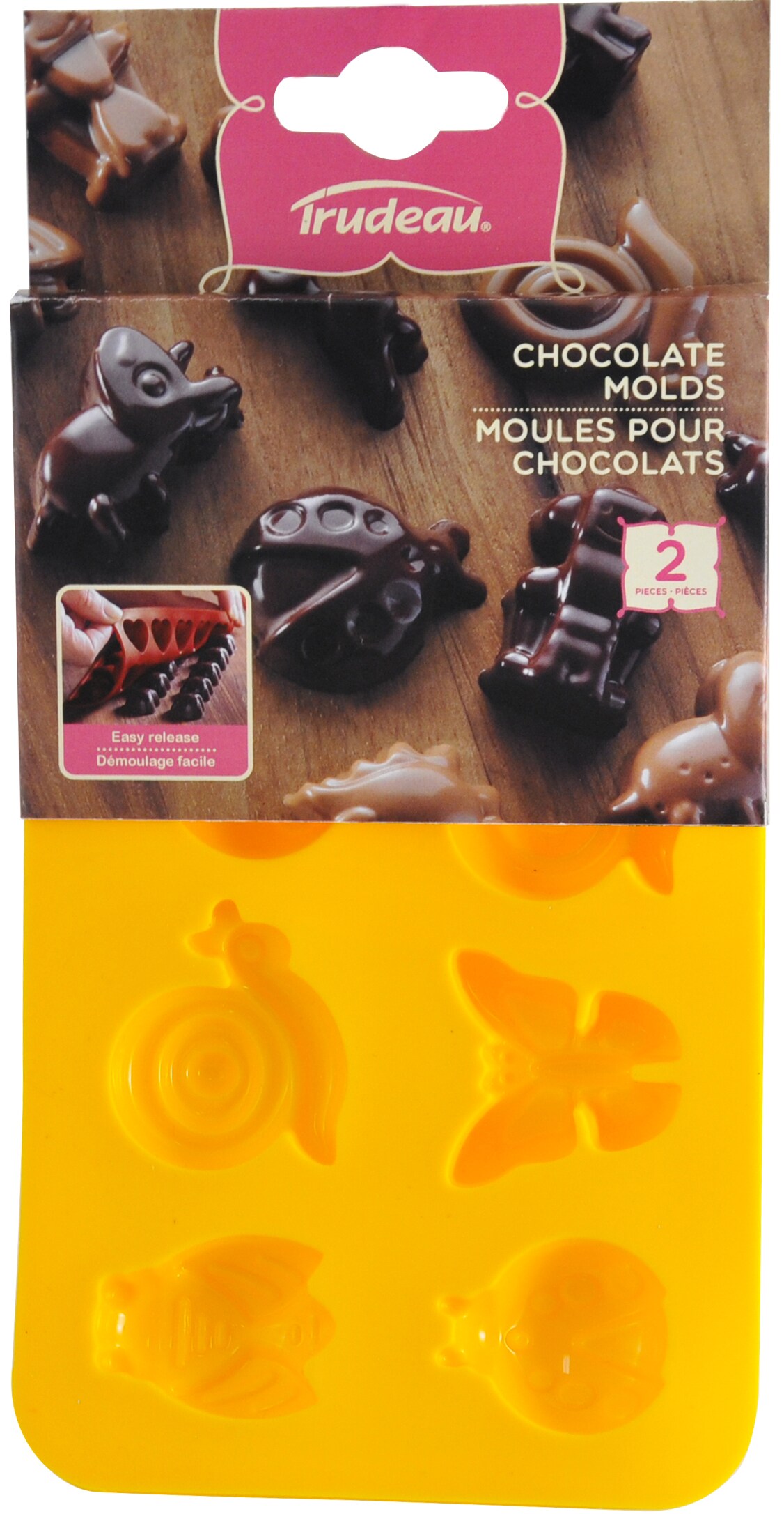 Trudeau Silicone Candy Mold 2/Pkg-Little Creatures