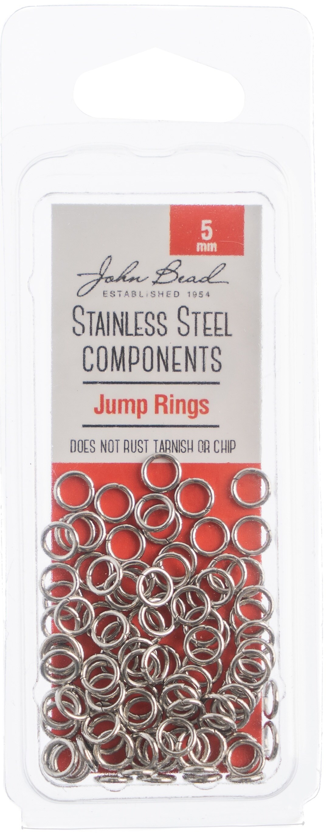 Stainless Steel Jump Ring 100/Pkg5Mm Michaels