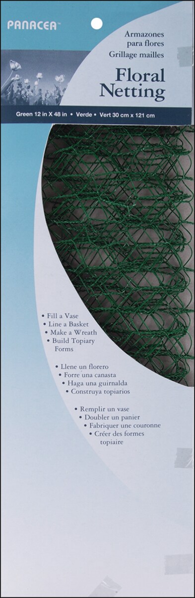 Panacea Floral Netting 12 x 48 in. Green