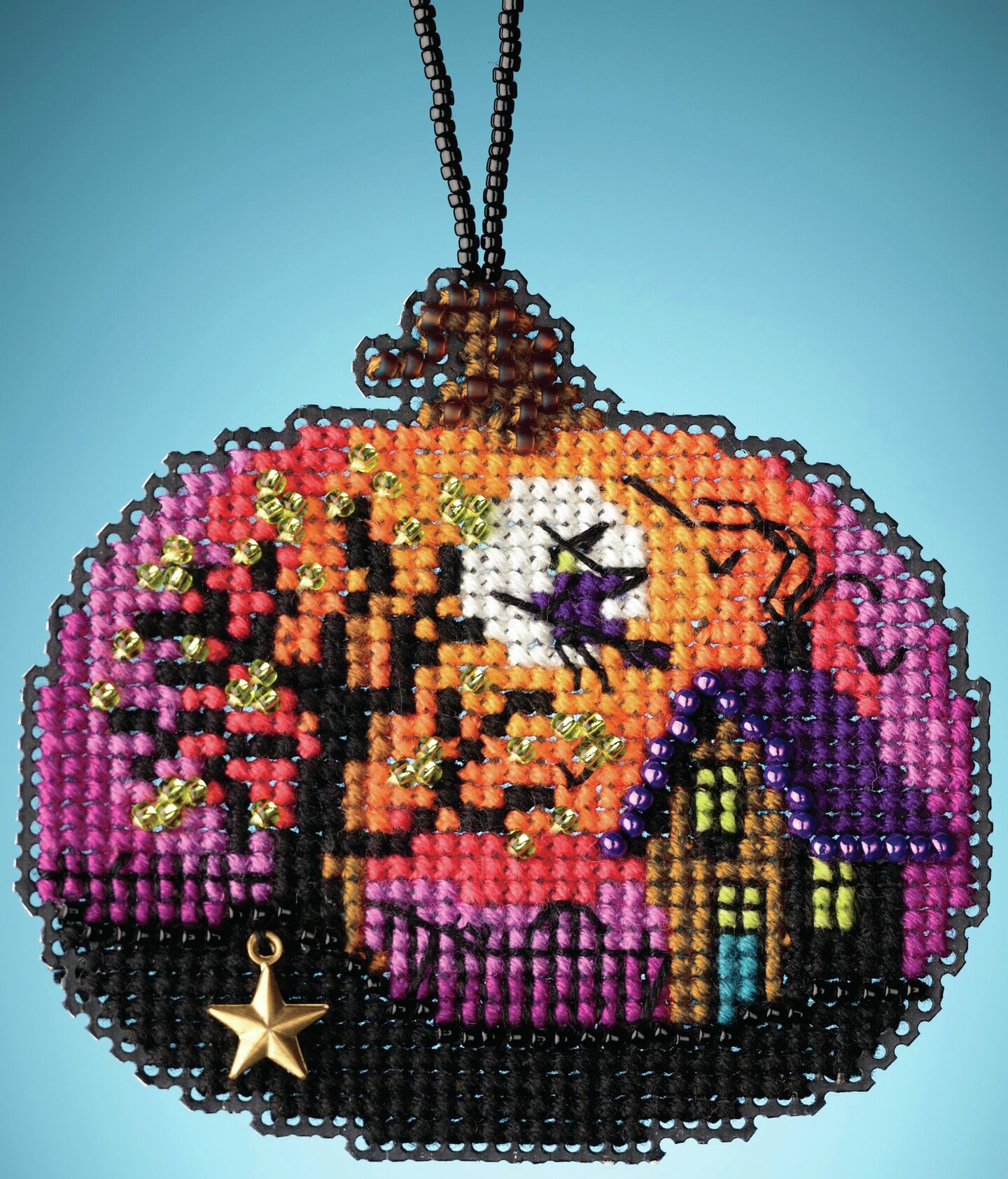 Mill Hill Counted Cross Stitch Ornament Kit - Bewitching Pumpkin