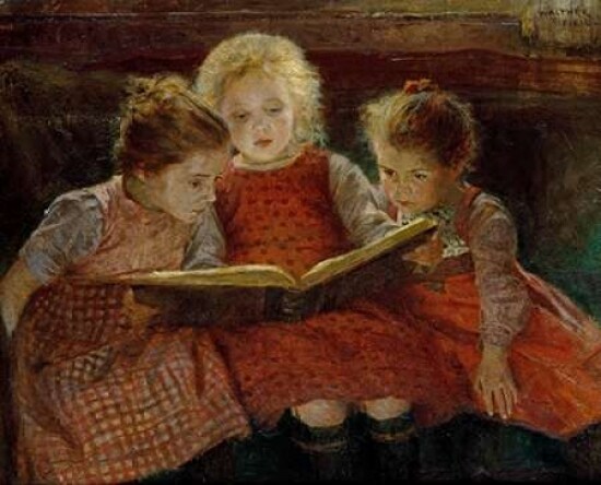 A Good Book Poster Print by  Walter Firle - Item # VARPDX282035