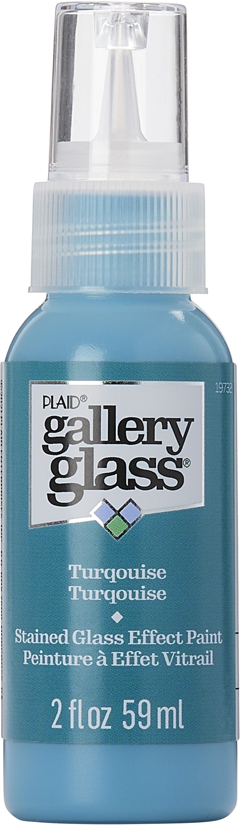 FolkArt Gallery Glass Paint 2oz-Metallic Rose Gold