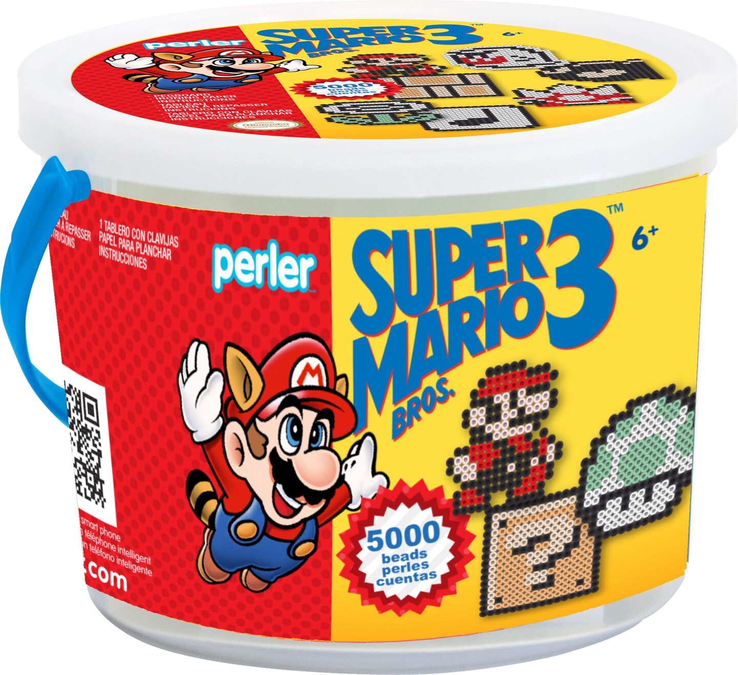 Perler Fused Bead Bucket Kit-Super Mario Bros. 3