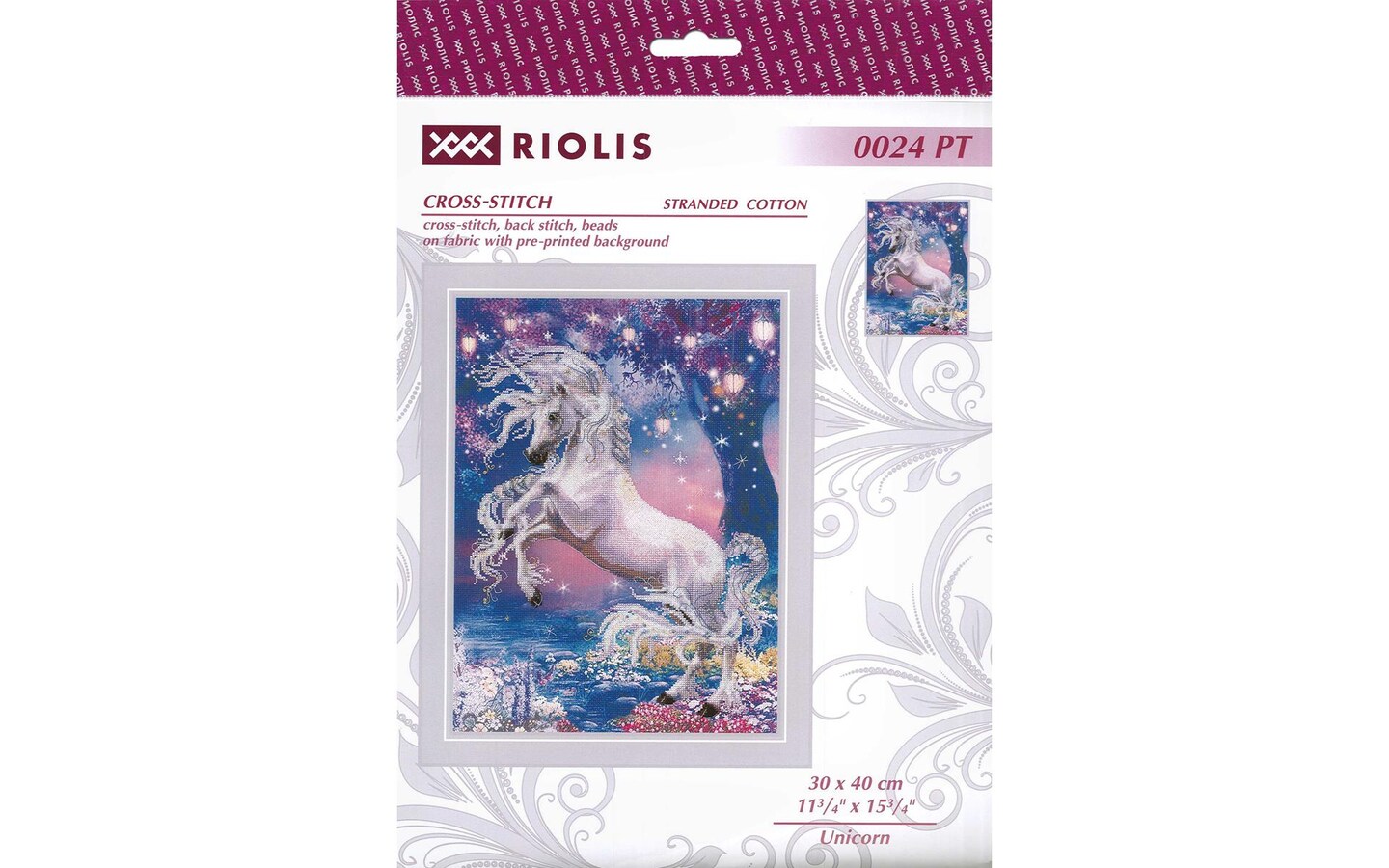 Riolis Cross Stitch Kit Unicorn