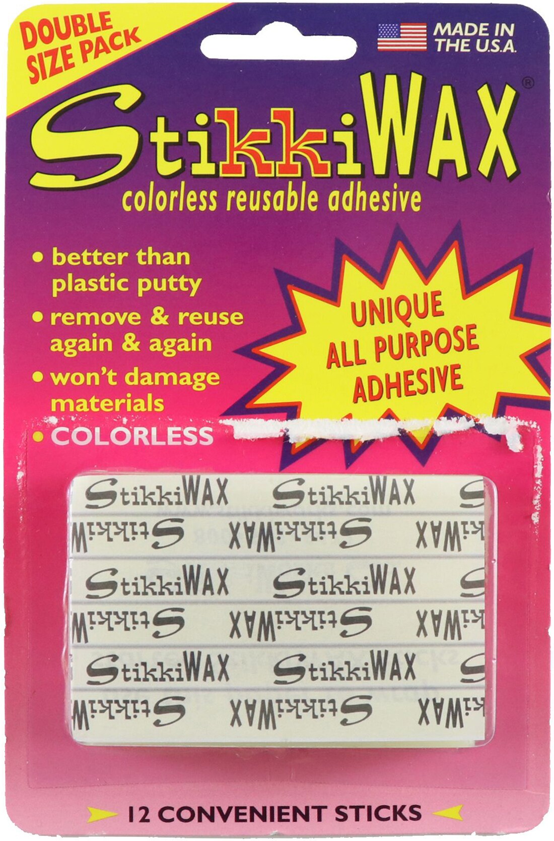 StikkiWAX Pack of 12 Sticks