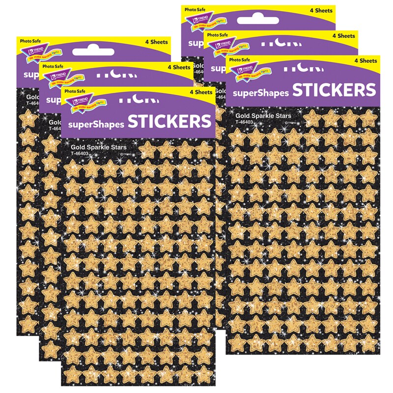 Sparkle Stars Sticker Sheets - 75 Pack With 1800 Silver Star Stickers For Prizes, Giveaways & Rewards - View #6