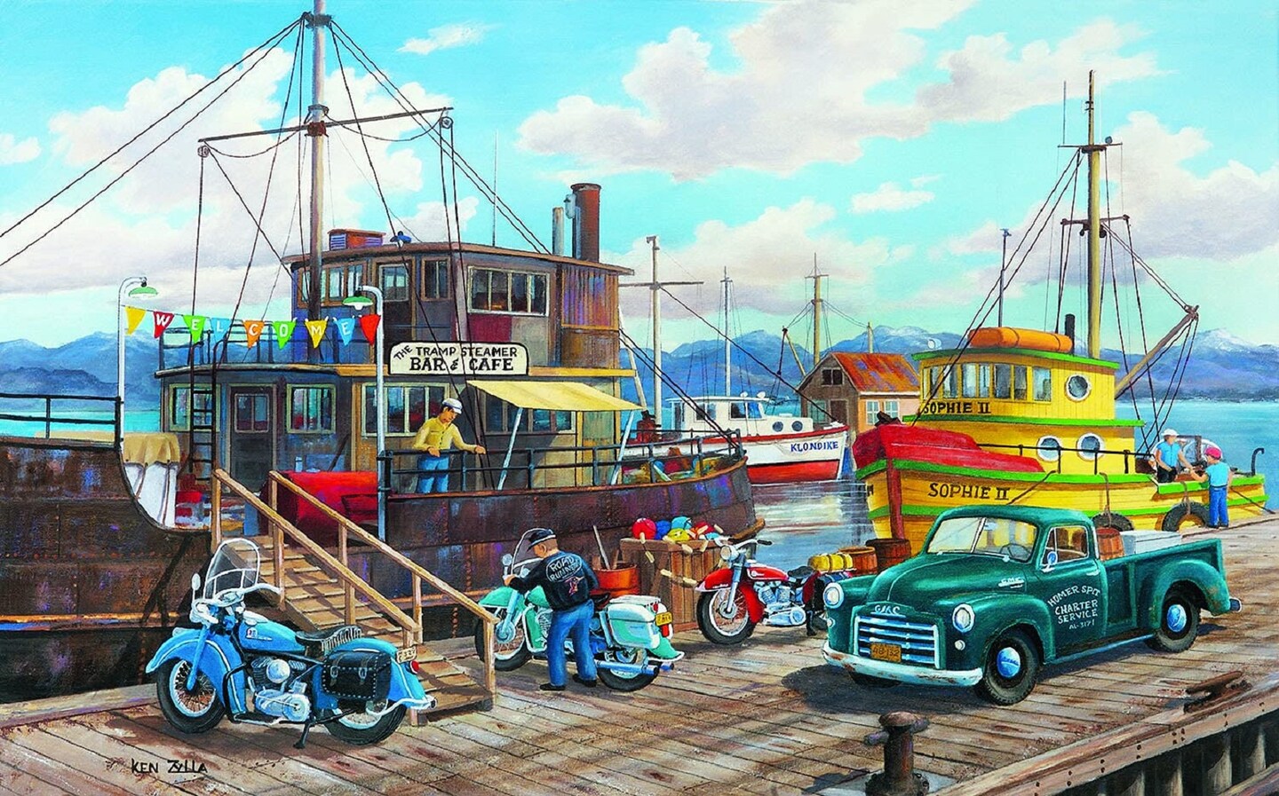 Sunsout Homer Spit Harbor 300 pc   Jigsaw Puzzle 39963
