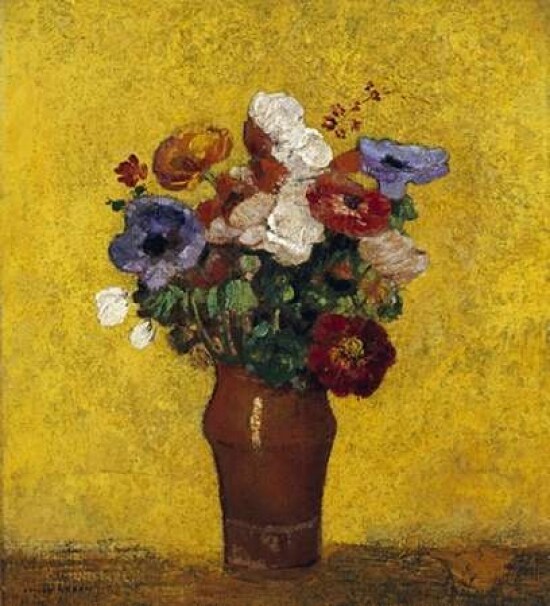 Fleurs Poster Print by  Odilion Redon - Item # VARPDX267087
