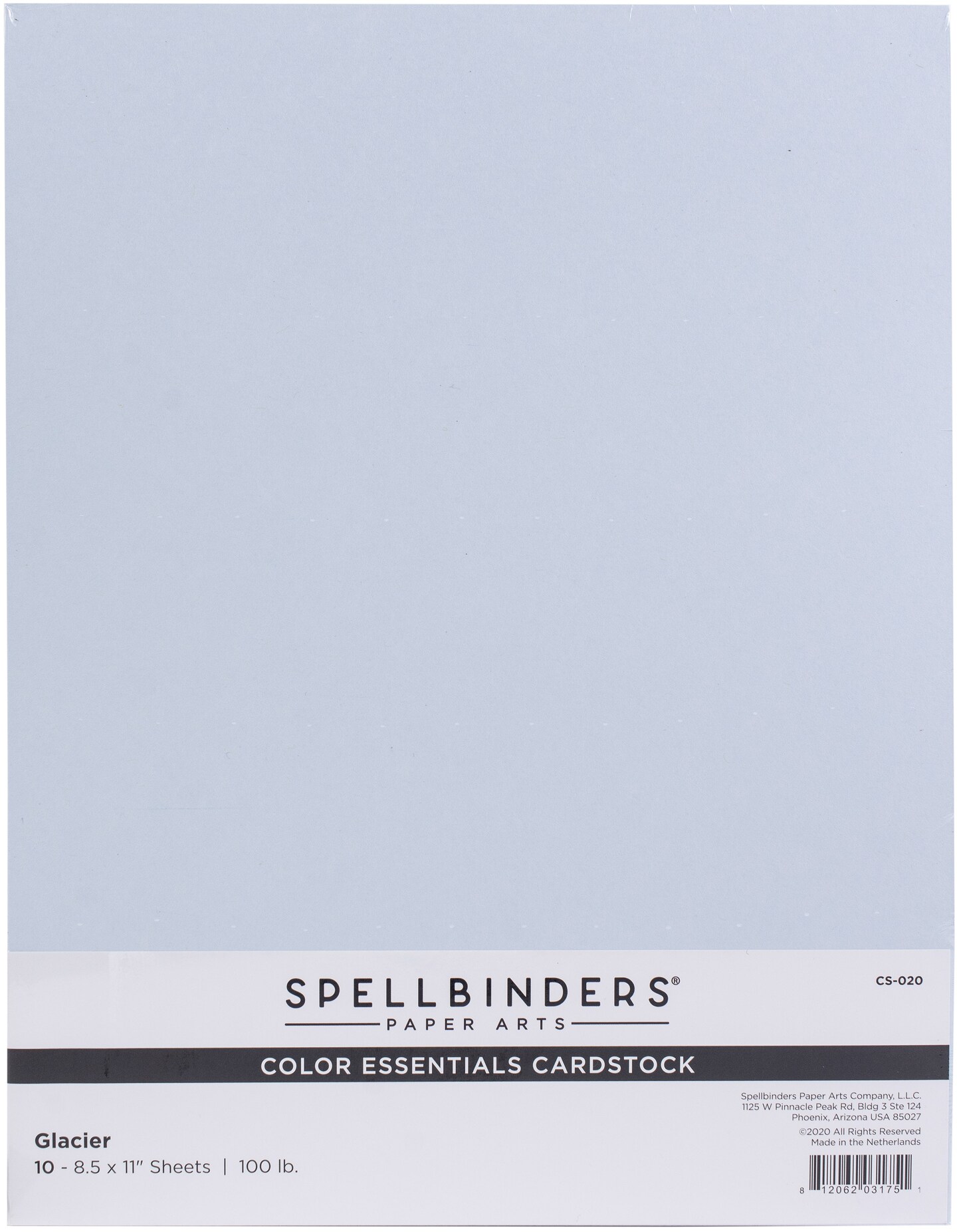 Spellbinders Color Essentials Cardstock 8.5"X11" 10/PkgGlacier Michaels