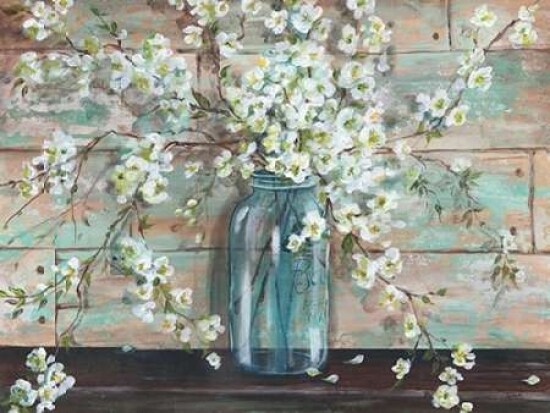 Blossoms in Mason Jar Poster Print by Tre Sorelle Studios - Item # VARPDXRB10736TS