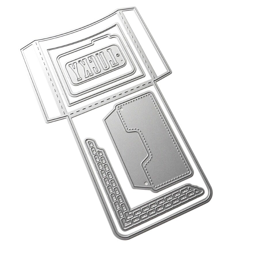 Elizabeth Craft Metal Die-Curved Library Pocket