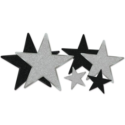 Gold & Silver Star Foil Stickers