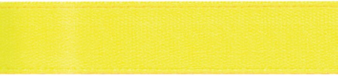 Offray Single Face Satin Ribbon 5/8&#x22;X18&#x27;-Lemon