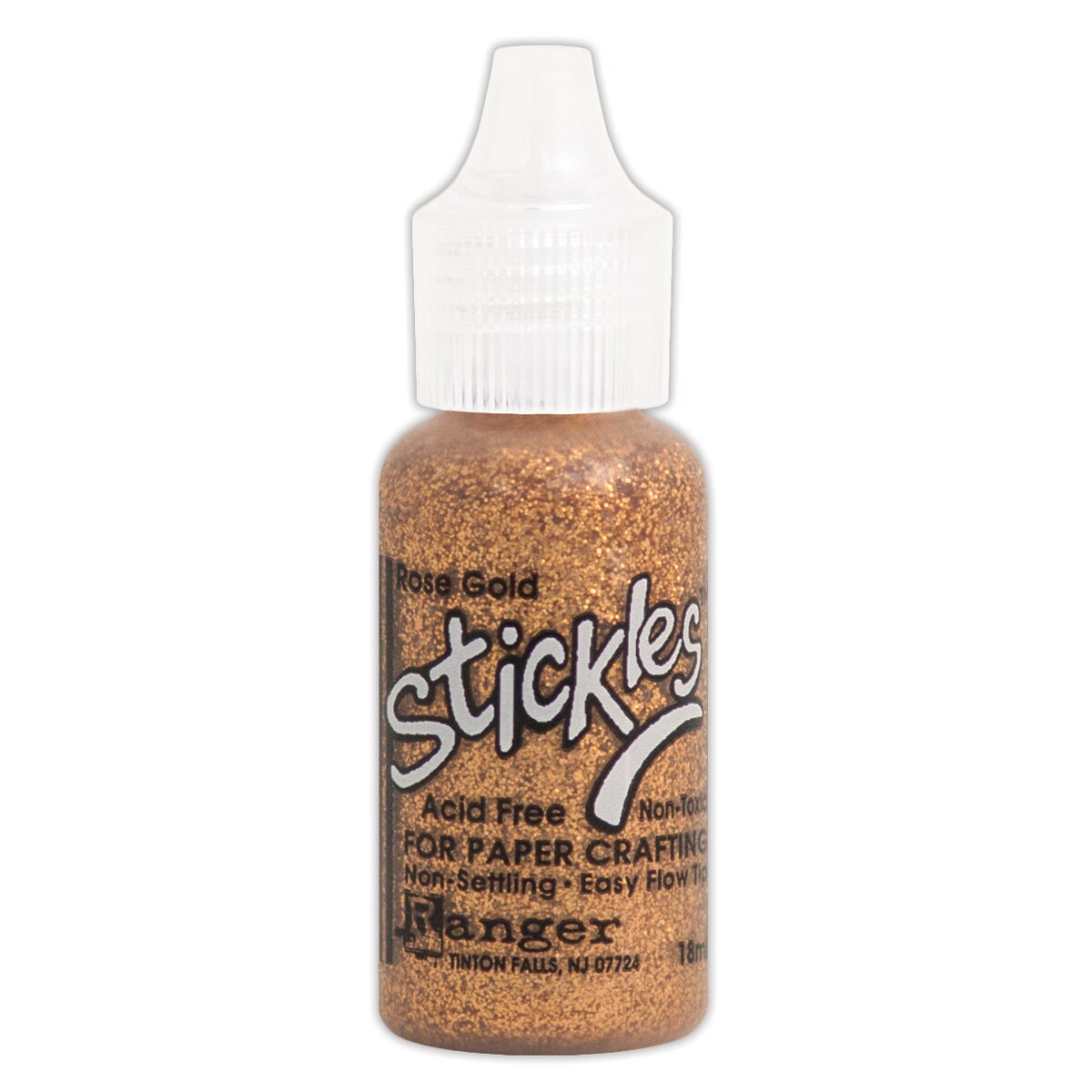 Ranger Stickles Glitter Glue .5oz-Rose Gold