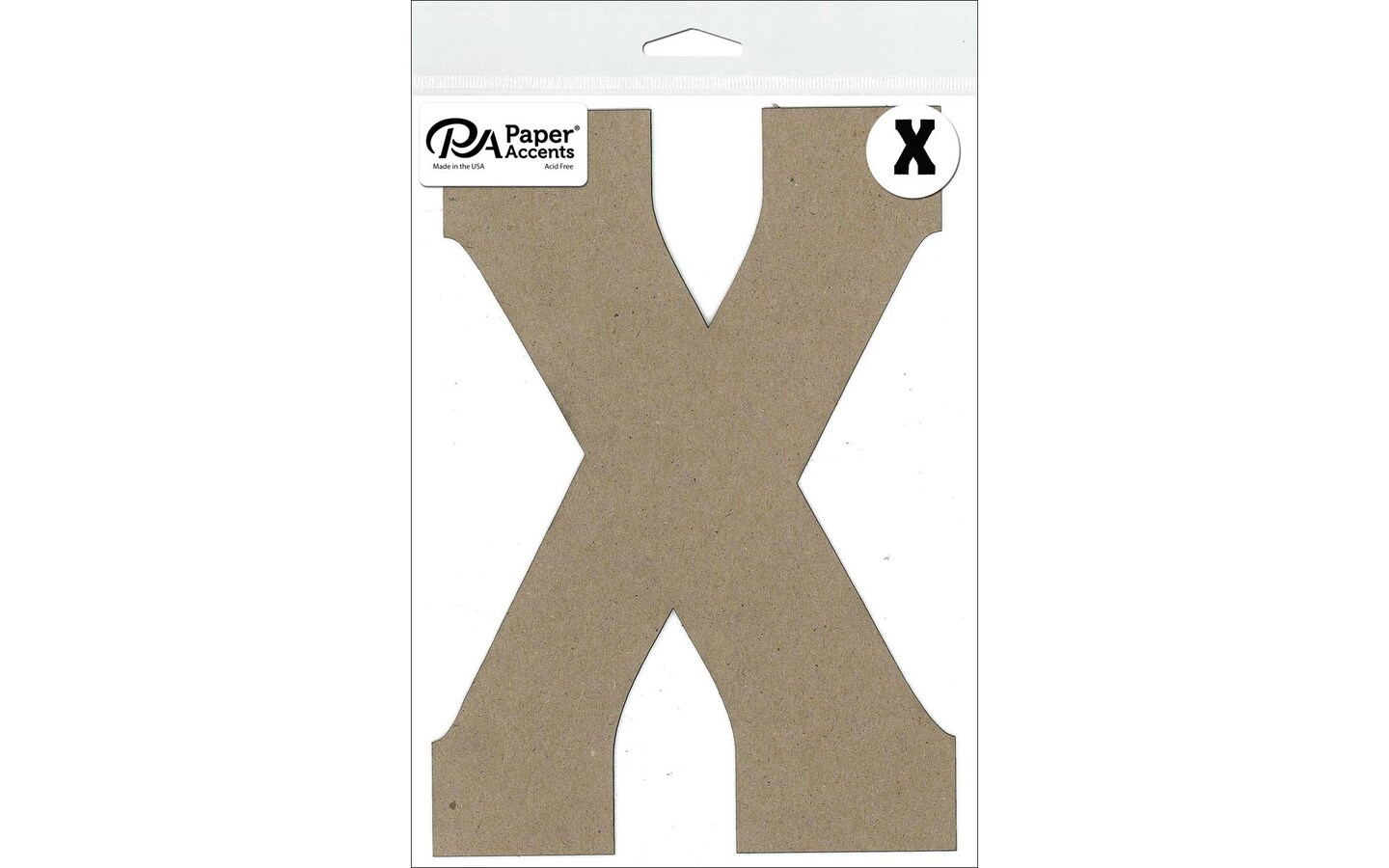 Chipboard Letter 8" X 1pc Natural Michaels