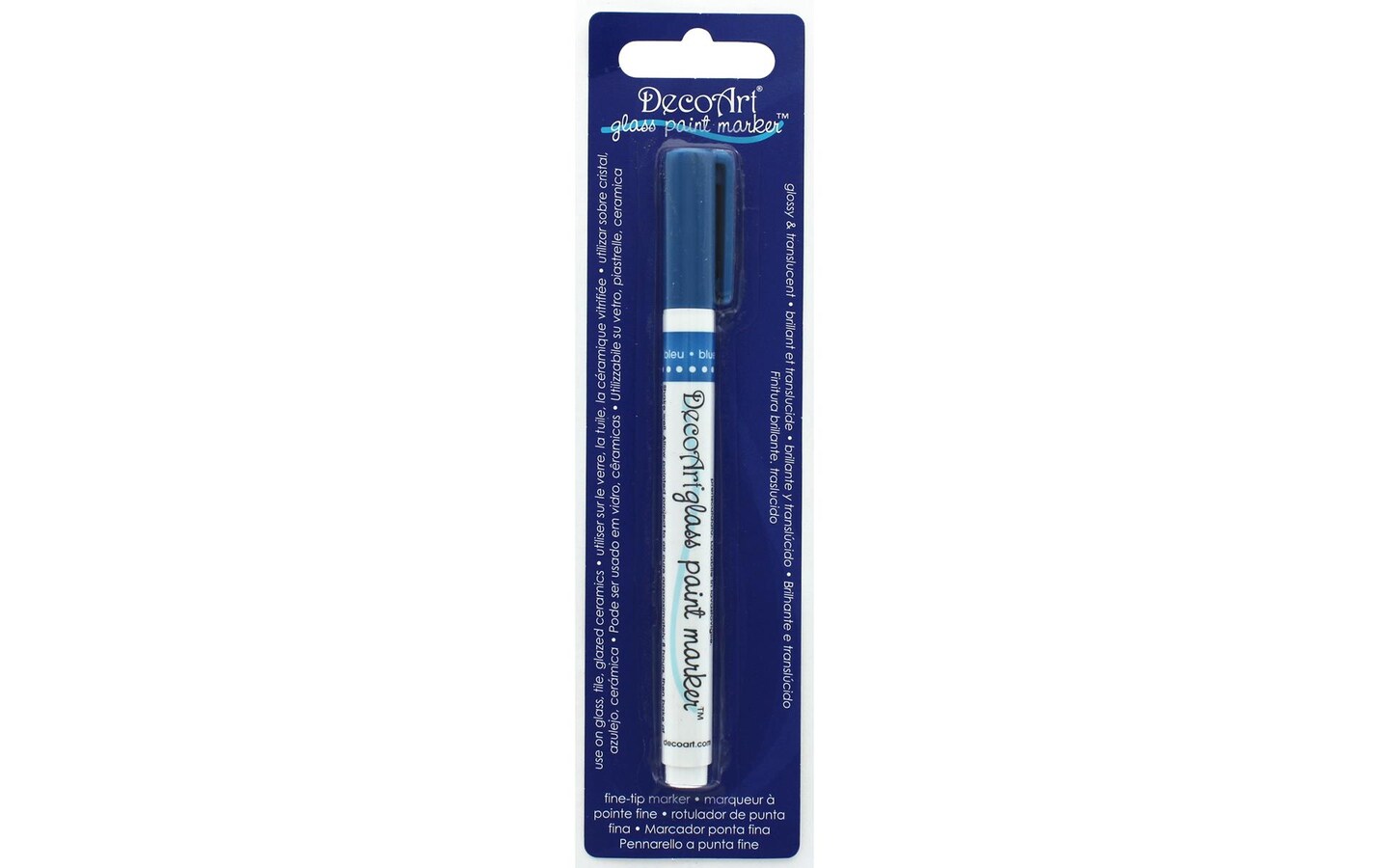 Decoart Glass Paint Marker Blue