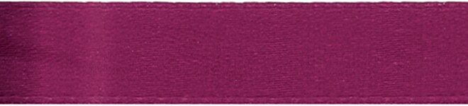 Offray Single Face Satin Ribbon 7/8X18'-Wine