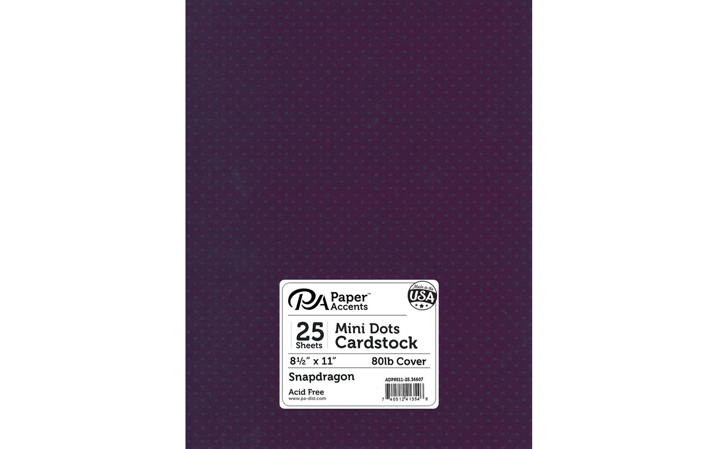 Mini Cardstock PA Paper Accents Mini Dots Cardstock 8.5