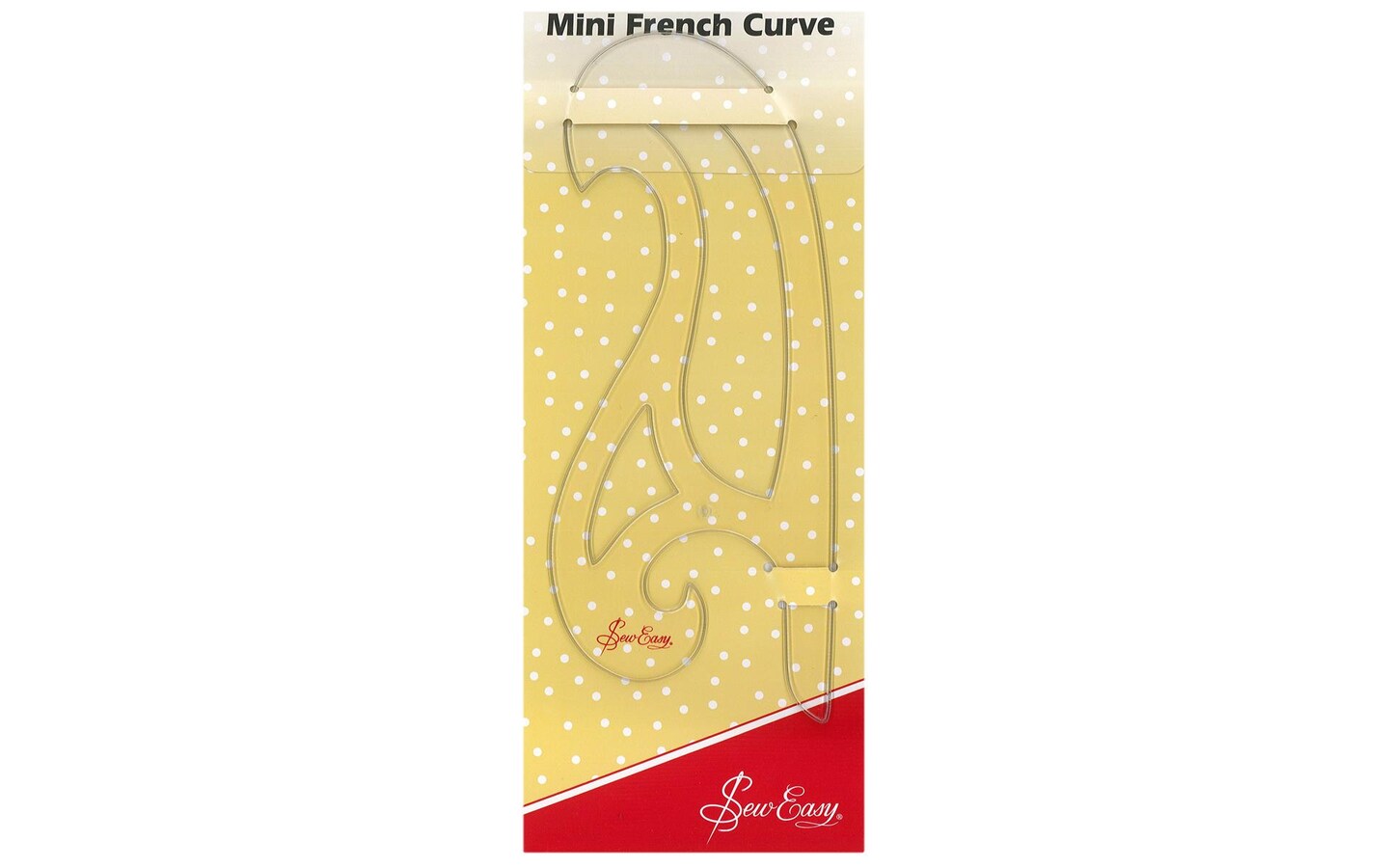 Tacony Sew Easy Mini French Curve Ruler 7.25&#x22;