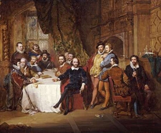 Shakespeare and His Friends at The Mermaid Tavern Poster Print by John Faed - Item # VARPDX266298