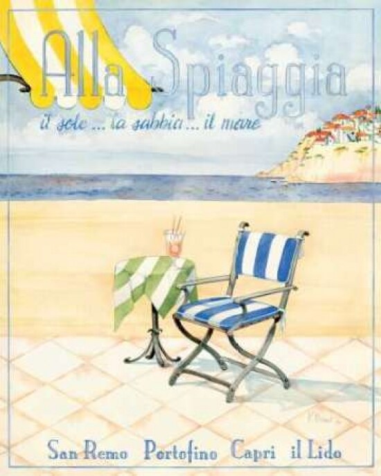 Alla Spiaggia Poster Print by Paul Brent - Item # VARPDXBNT041