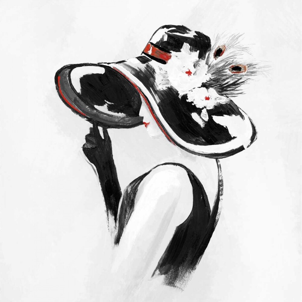 Red on Black III Poster Print by Nan - Item # VARPDX15472
