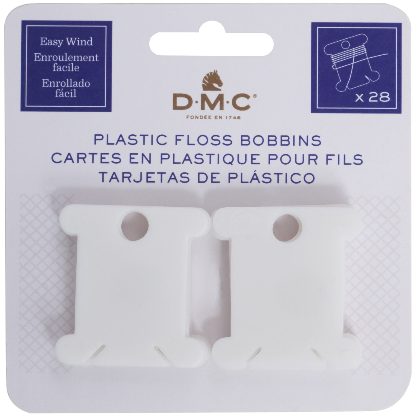 DMC Plastic Bobbins for Embroidery Floss - MICA Store