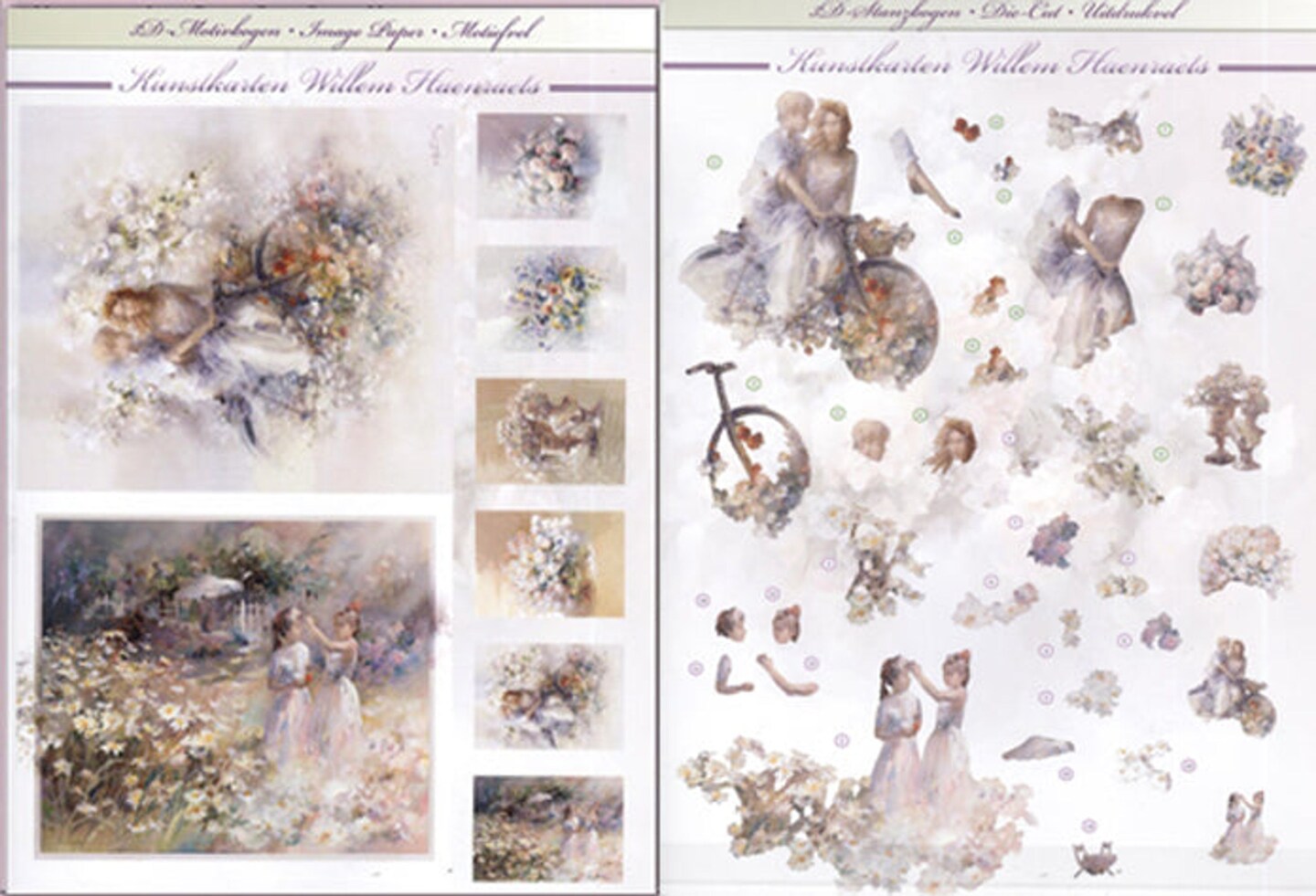 Reddy Creative Cards 3D Precut, 2 Sheets - In The Garden