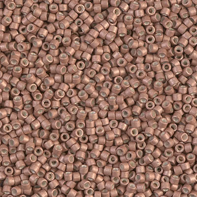 Miyuki Delica Bead 11/0, DB1165, Galvanized Matte Muscat, 5 grams