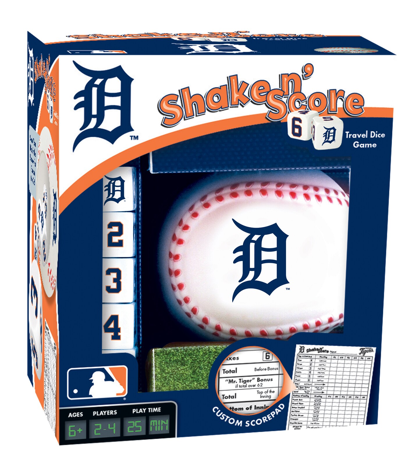 Officially Licensed MLB Logo Series Desk Pad - Detroit Tigers