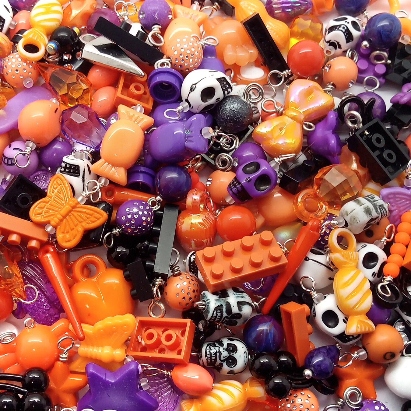 Black & shops Purple Halloween Charm Set