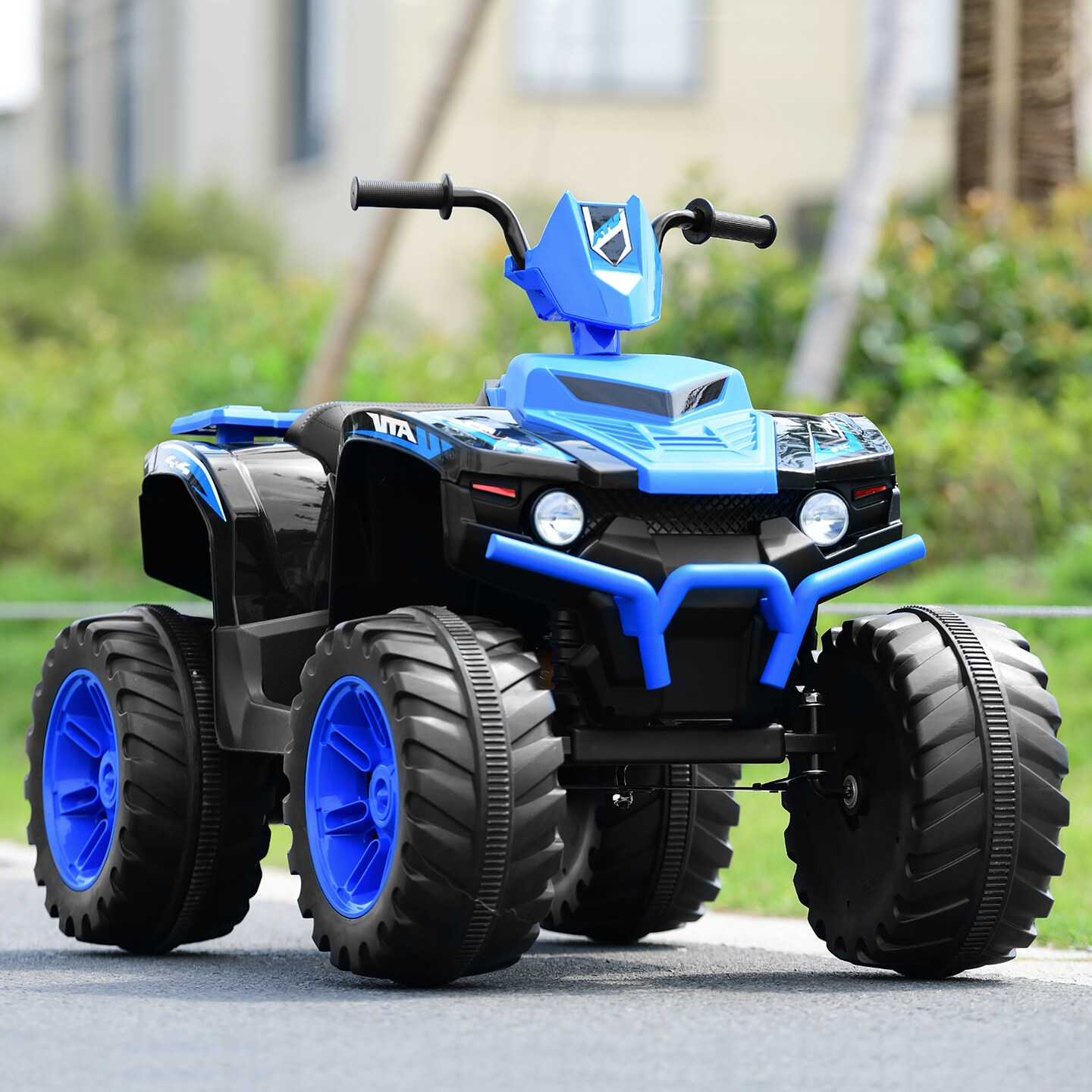 Costway 12V Kids 4-Wheeler ATV Quad Ride On Car w/ LED Lights Music  USB