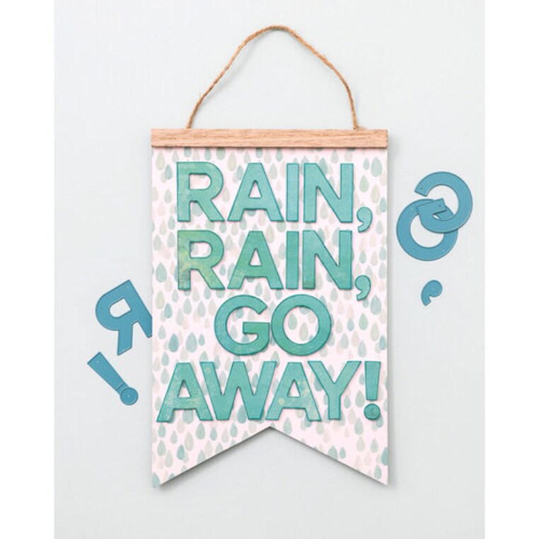 We R Memory Keepers Large Alphabet Dies-San Serif 2" 60000591 by American Crafts