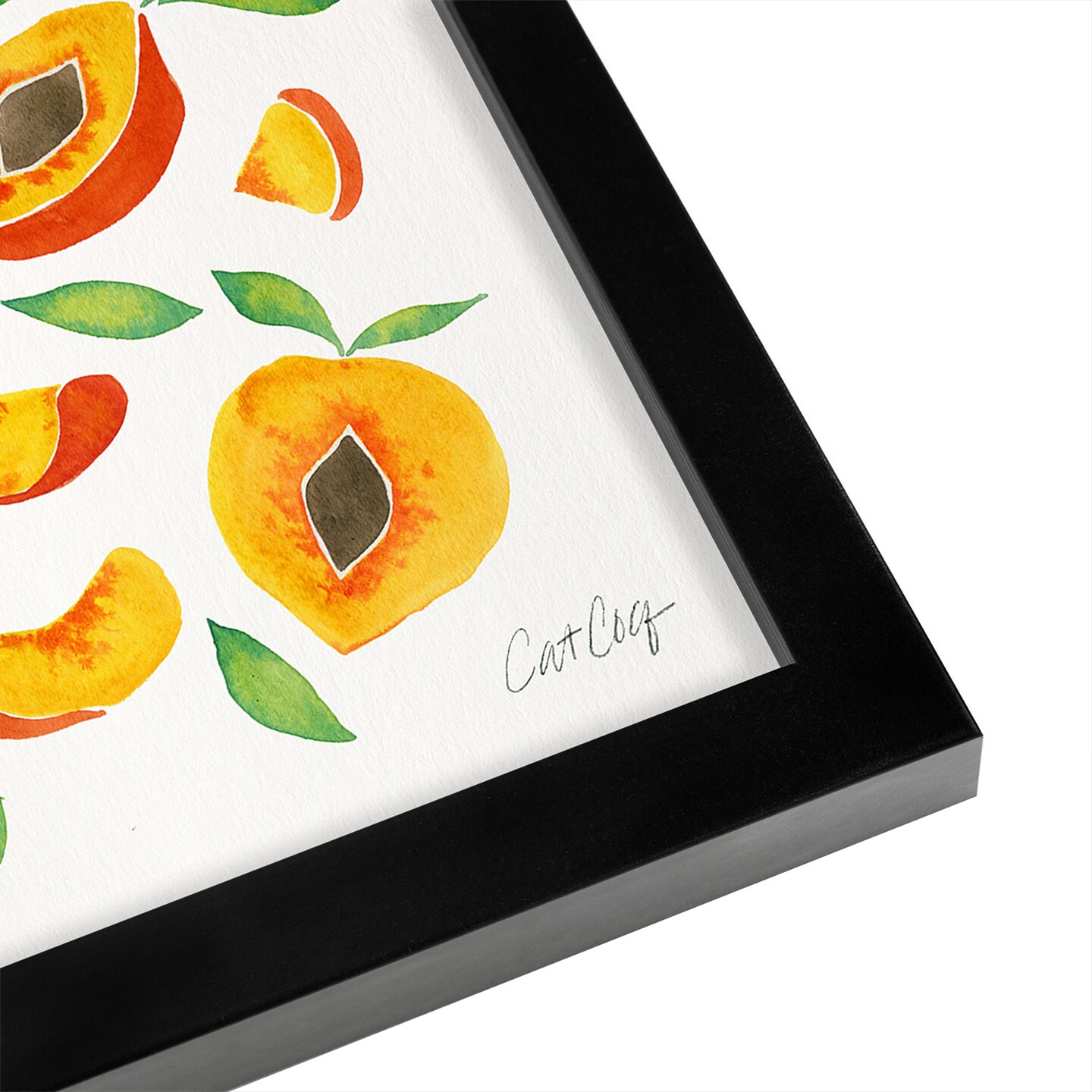 Peaches by Cat Coquillette Frame  - Americanflat