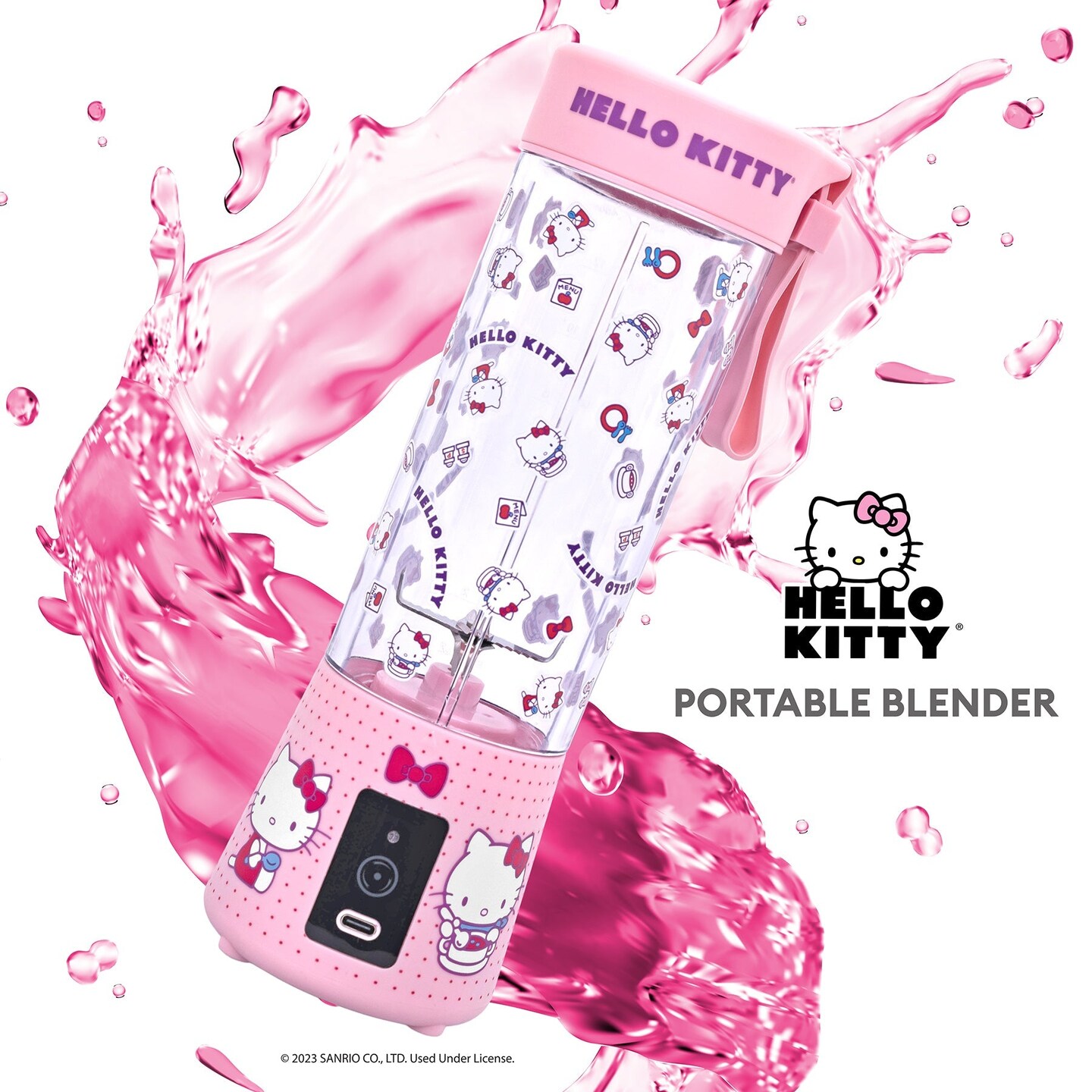 Uncanny Brands Hello Kitty USB-Rechargeable Portable Blender