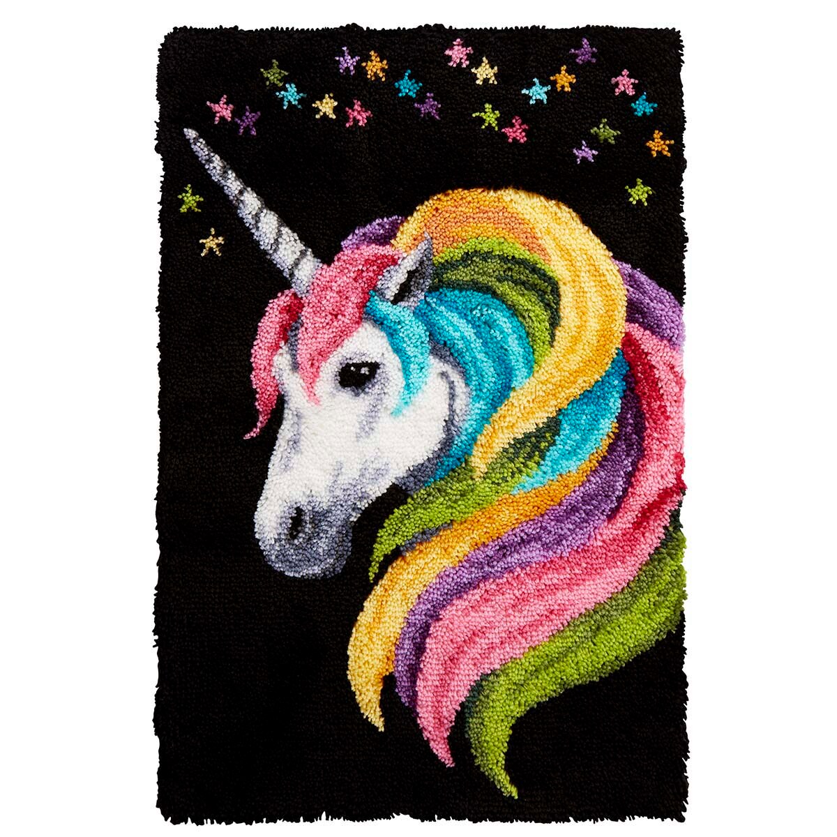Herrschners Rainbow Unicorn Latch Hook Kit Michaels