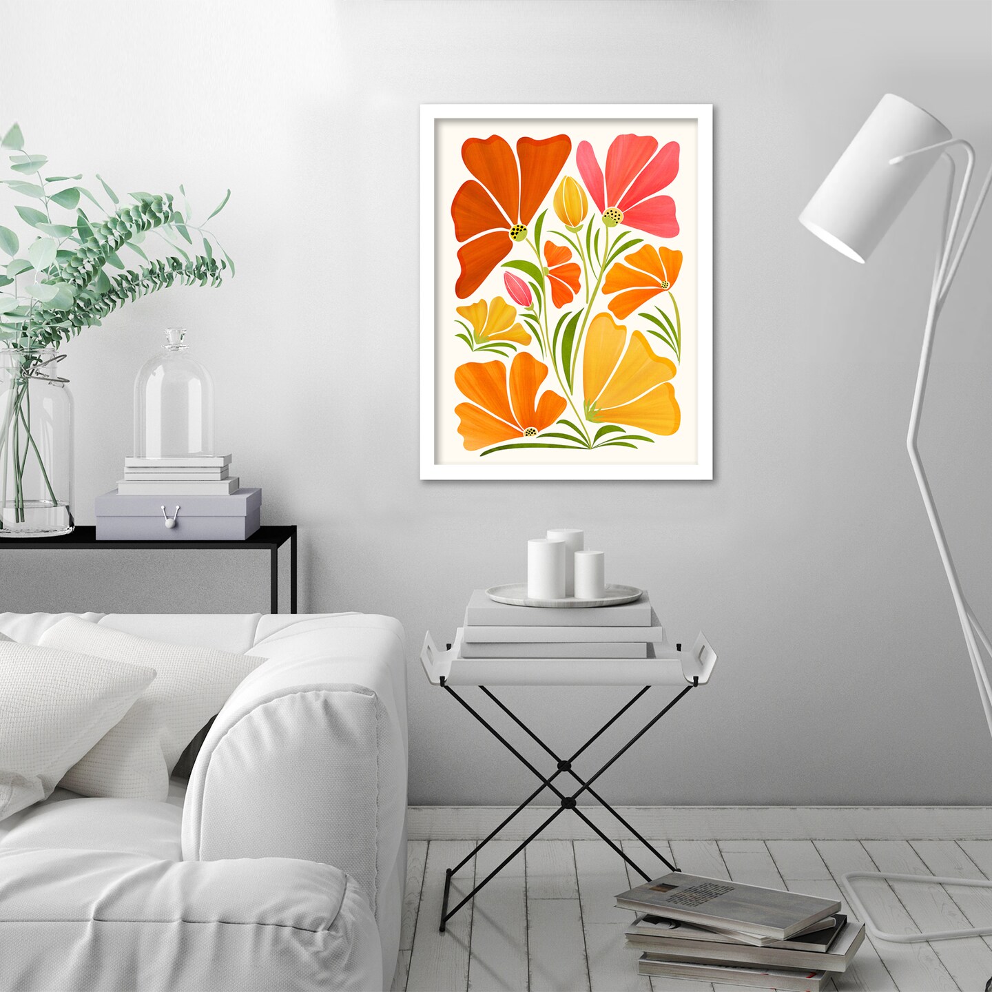 Spring Wildflowers by Modern Tropical Frame  - Americanflat