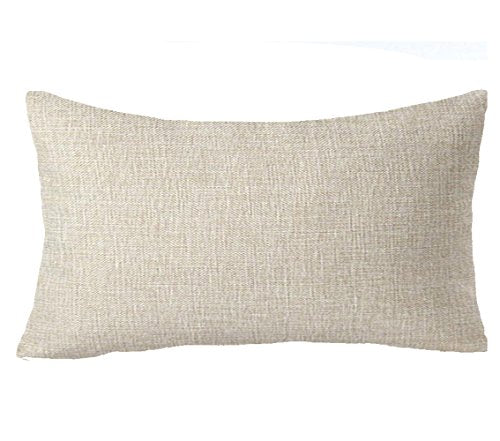 Happy Fall Y&#x27;all Golden Autumn Red Maple Leaves Family Home Gift Throw Pillow Cover Cushion Case Cotton Linen Material Decorative Lumbar 12&#x22; x 20&#x27;&#x27; inches