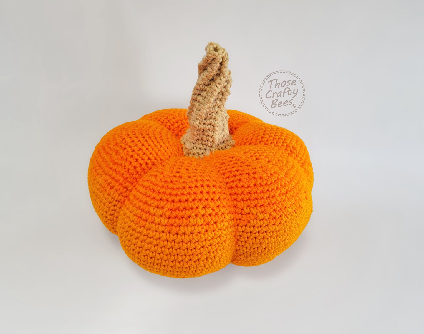 Hand Made Crochet Pumpkin Select your color and Size Custom Colors