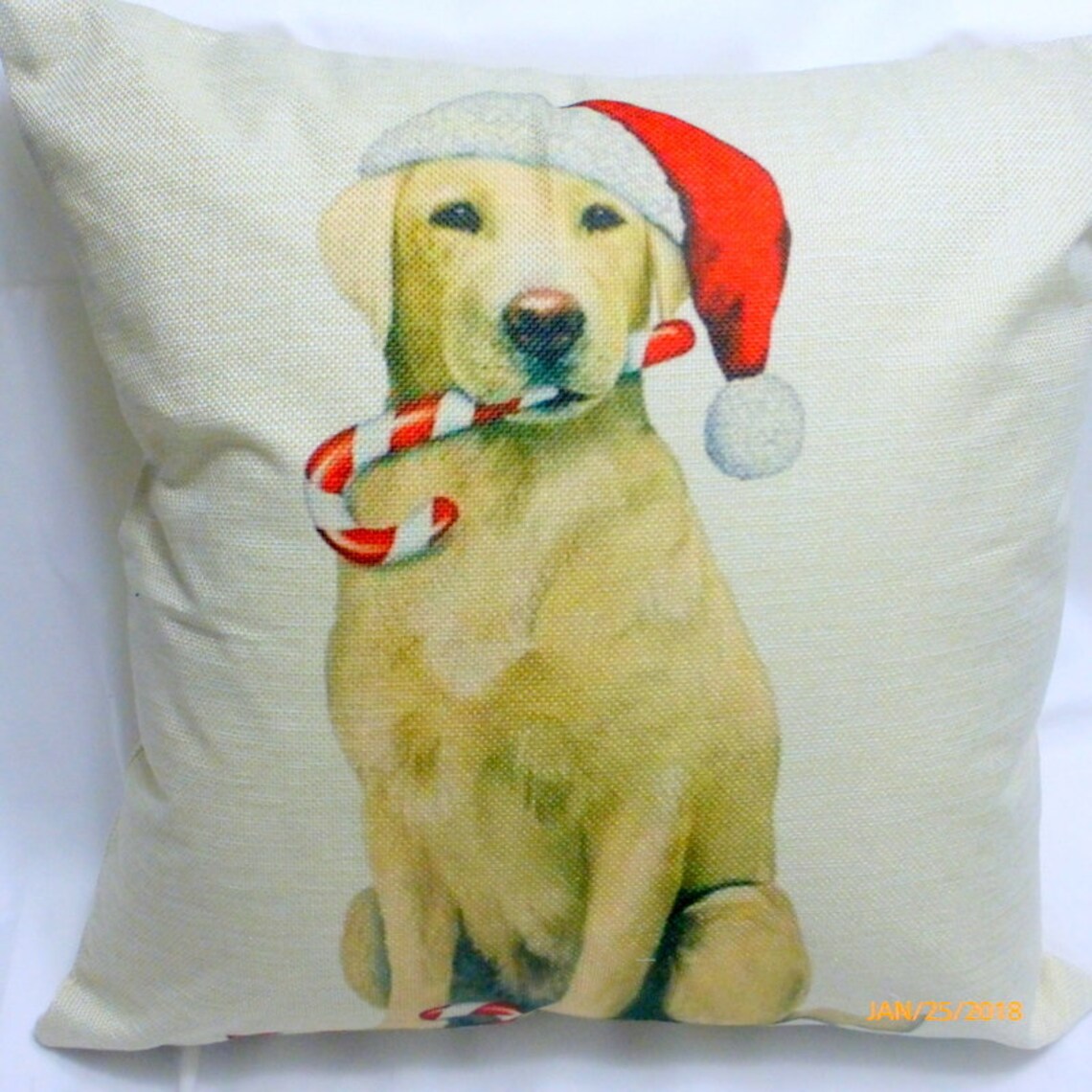 Yellow Lab Christmas Pillow covers, Dog Breed pillow cover MakerPlace by  Michaels