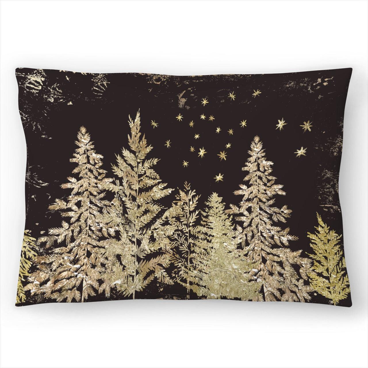 Silent Winter Night by Pi Holiday Collection Americanflat Decorative Pillow