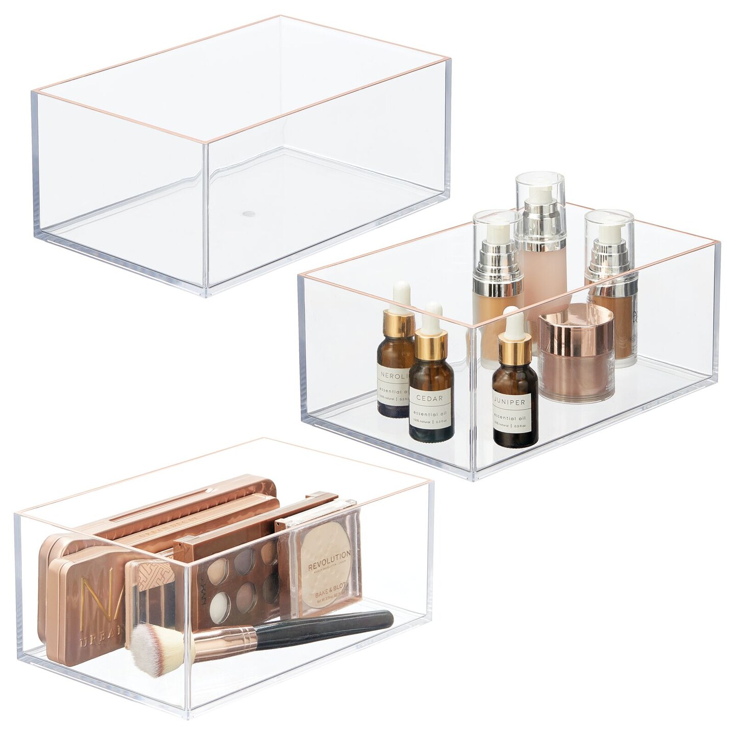 mDesign Makeup Organizer for Drawers, Vanity, Counters Michaels
