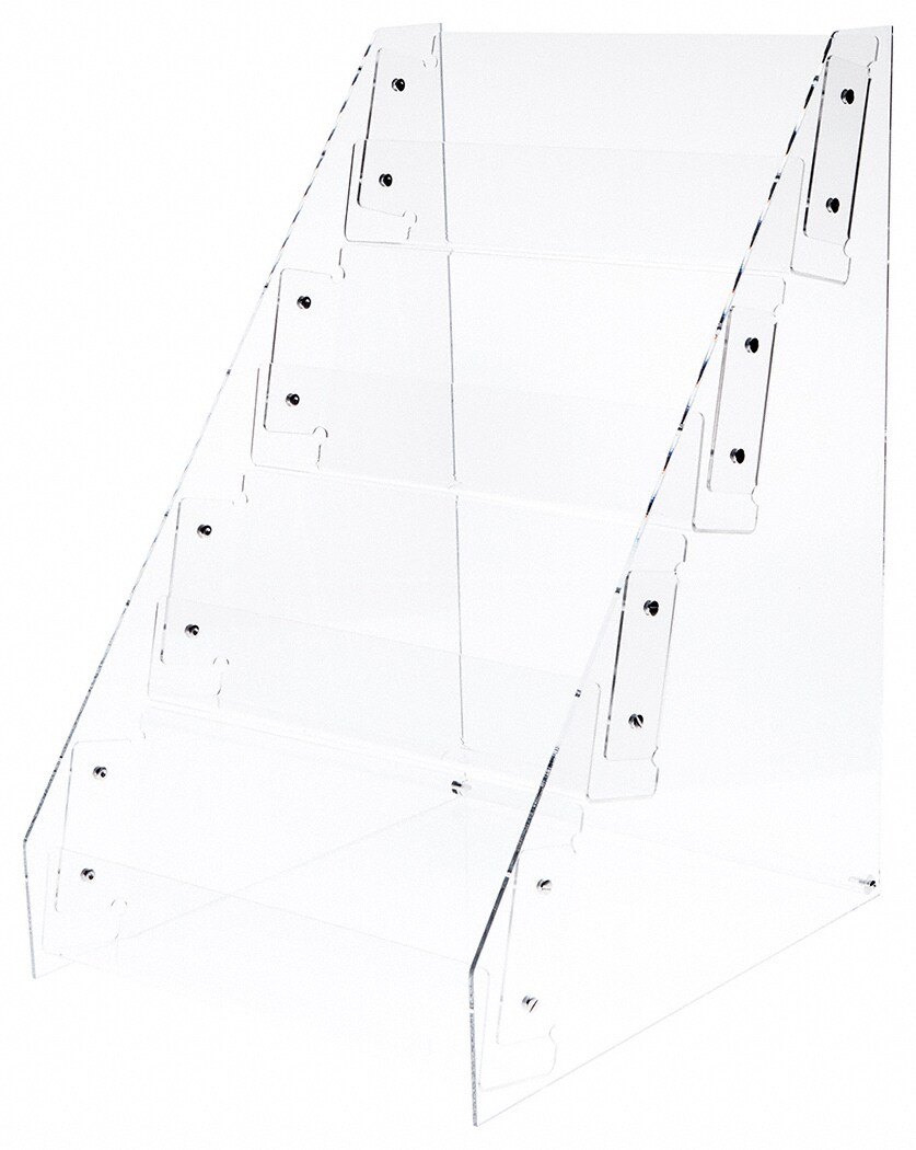 Plymor Clear Acrylic 4Level Tilted Card Display Rack Michaels