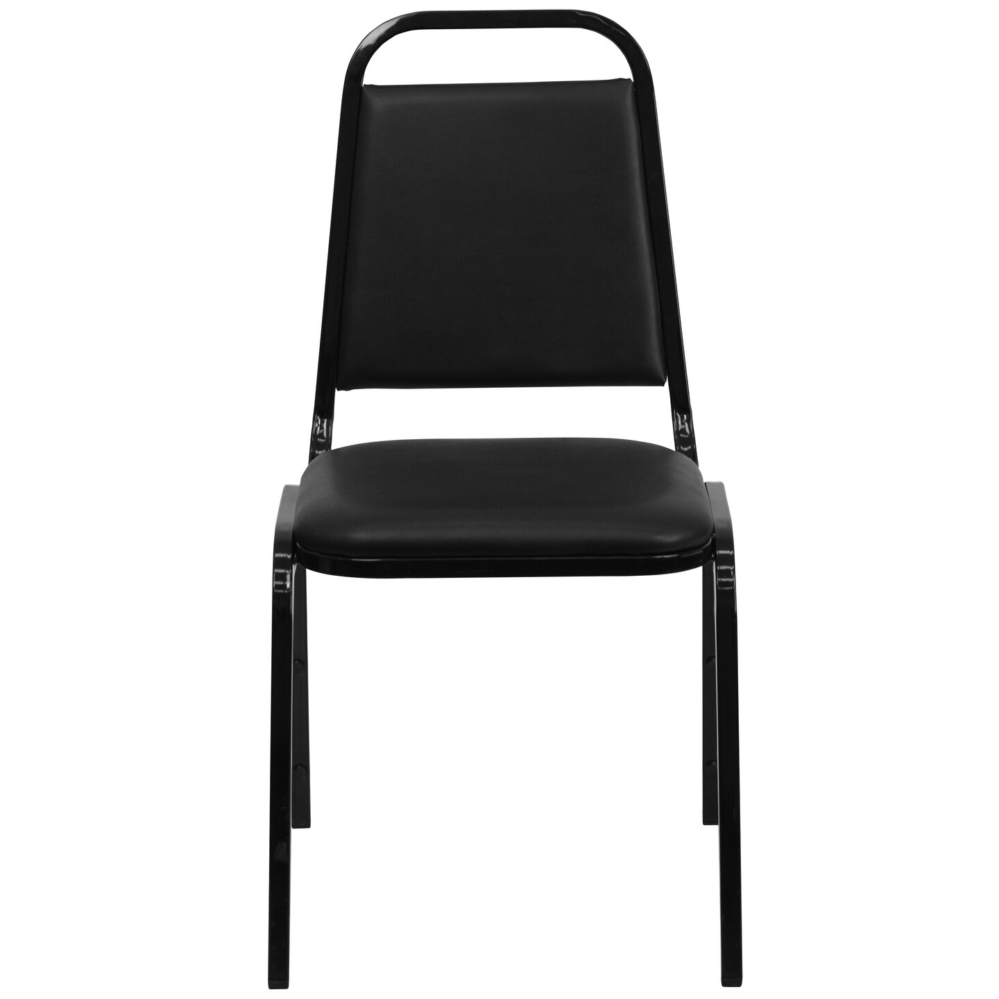 Emma and Oliver 4 Pack Trapezoidal Back Stacking Banquet Chair