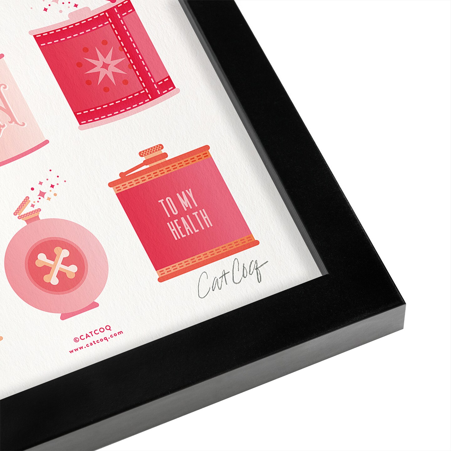 Flask Collection by Cat Coquillette Frame  - Americanflat