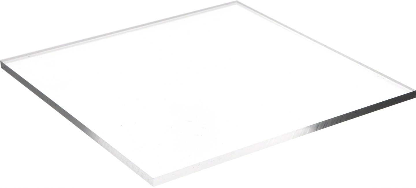 Plymor Clear Acrylic Square Polished Edge Display Base 8 W X 8 D X 0 25 H Michaels