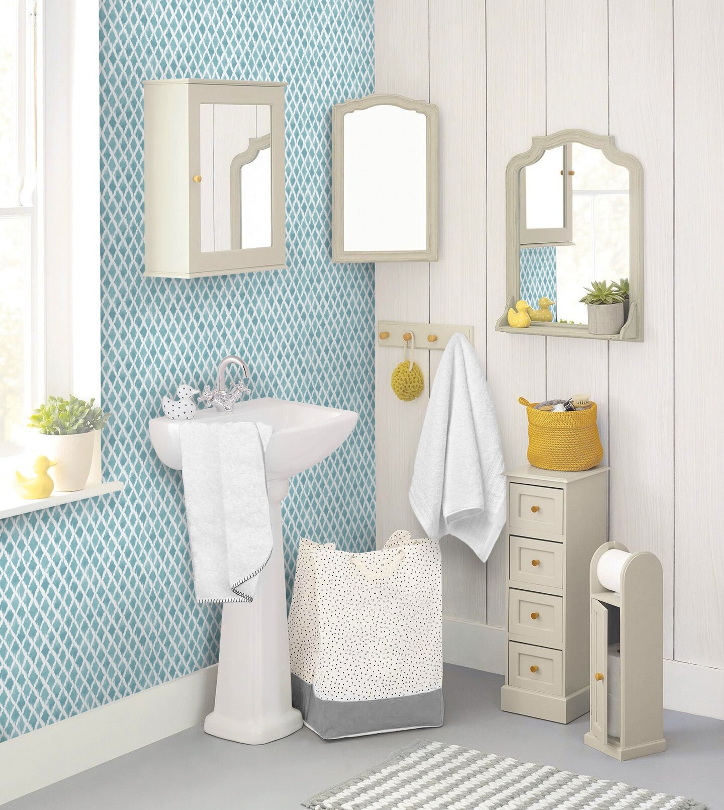 Americanflat Adhesive Mirror Tiles - Peel and Stick Mirrors for