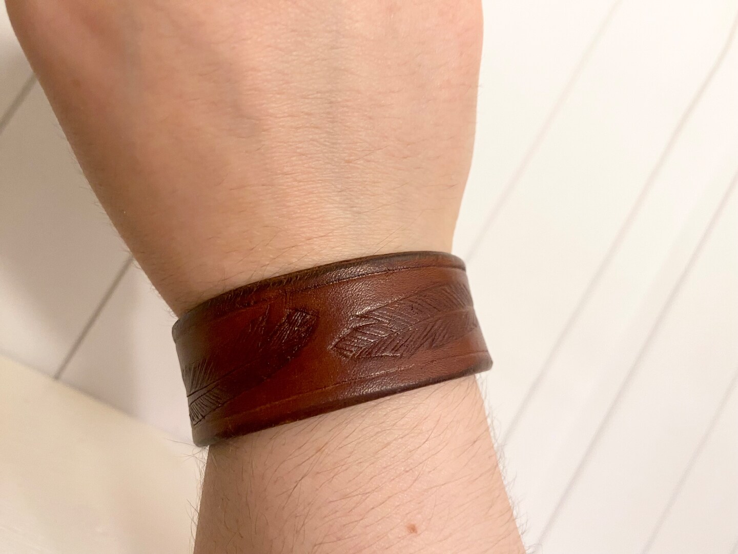 Time Portal popular Leather Cuff