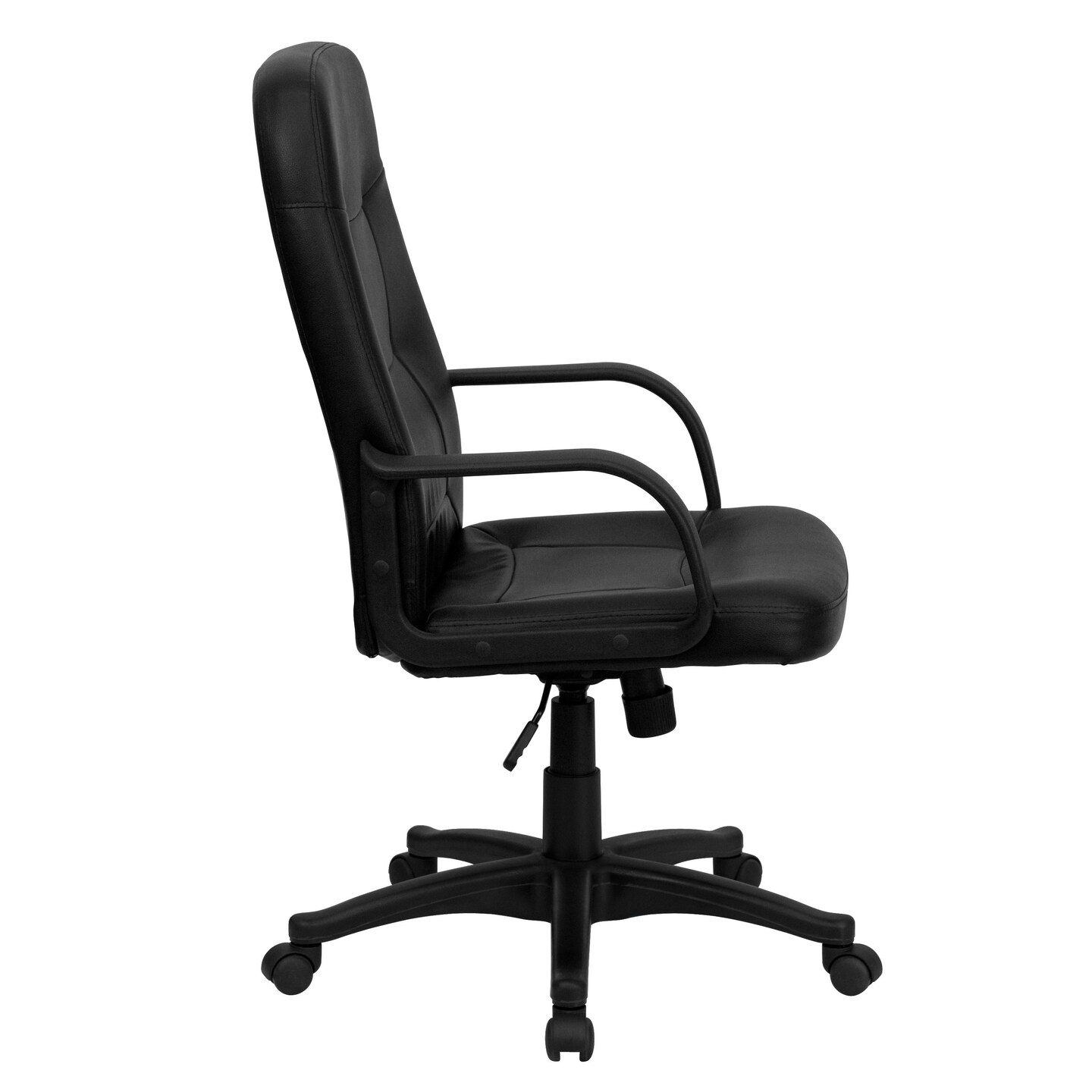 Emma and Oliver High Back Glove Vinyl Executive Swivel Office Chair with Arms