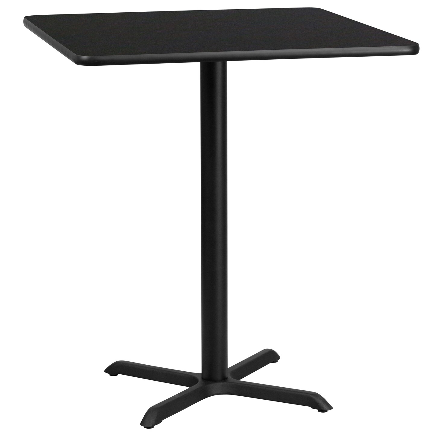 Emma and Oliver 36&#x22; Square Laminate Table Top with 30&#x22;x30&#x22; Bar Height Table Base